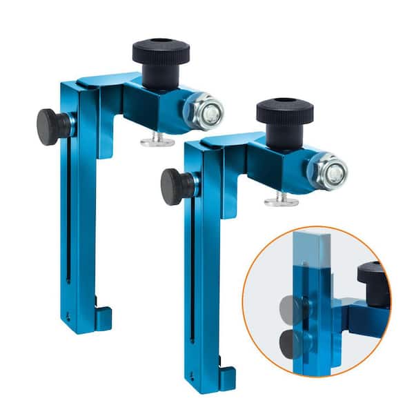 1 in. to 3-1/2 in. Flip Stop, Patent Pending Curved-Based T Track Stop for Miter Saw, Router Table, Miter Gauge, 2-Pack