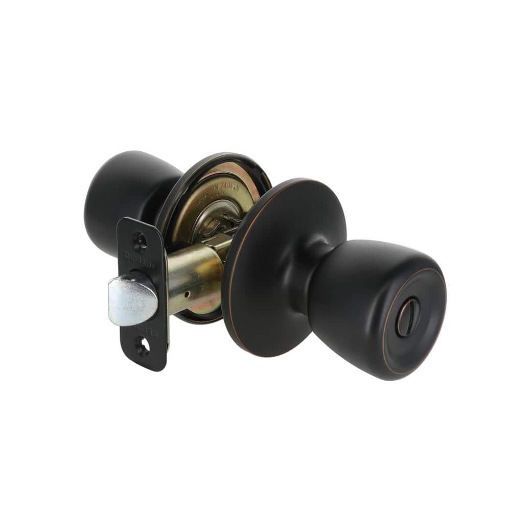 Waterbury Aged Bronze Bed and Bath Door Knob