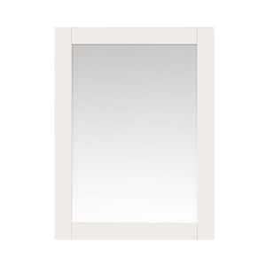 Esparto 24 in. W x 32 in. H Rectangular Framed Wall Mount Bathroom Vanity Mirror in Off White