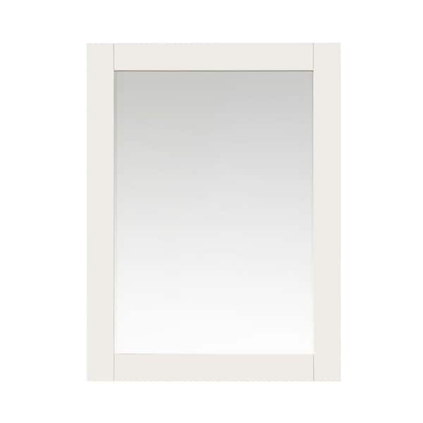 Home Decorators Collection Esparto 24 in. W x 32 in. H Rectangular Framed Wall Mount Bathroom Vanity Mirror in Off White
