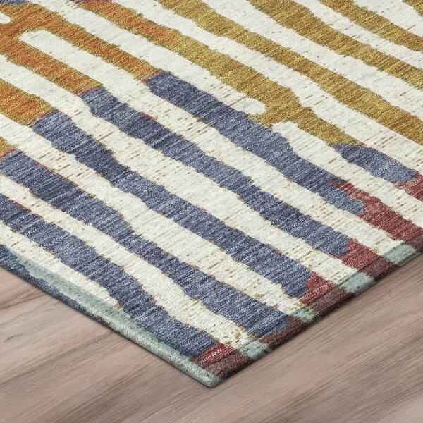 Chantille Machine Washable Indoor/Outdoor Abstract ACN3002 Ivory 3 ft. x 4 ft. Area Rug