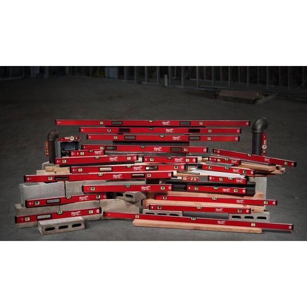 Milwaukee 24 in./48 in. REDSTICK Magnetic Box Level Set MLBXSM48