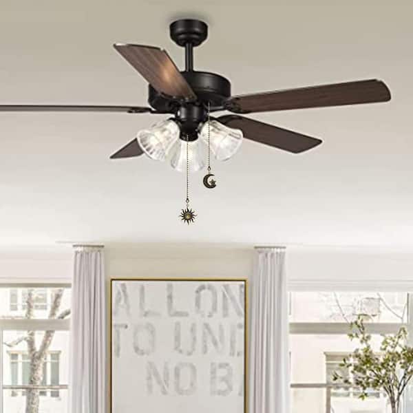 Bohemia 12 in. Copper Ceiling Fan Pull Chains with Connector 2-Pack