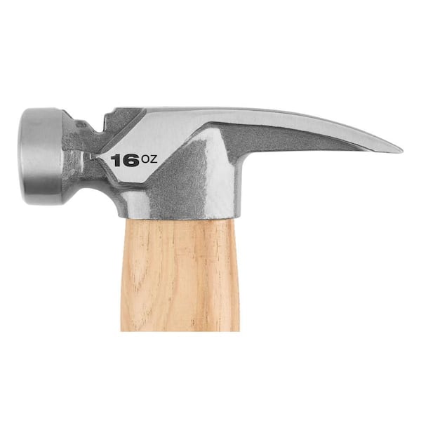 Milwaukee 16 oz. Smooth Face Hickory Handle Hammer 48-22-9517