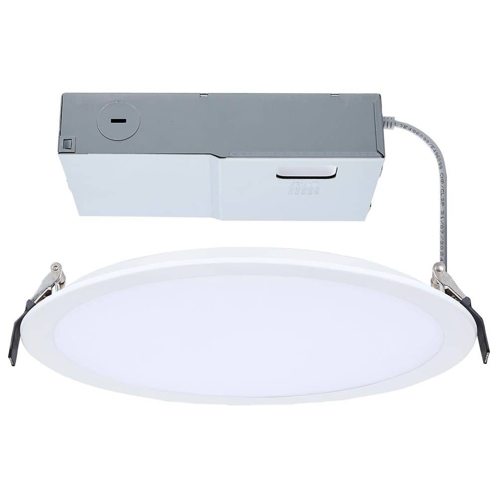 10 in. Adjustable CCT Canless New Construction IC Rated Dimmable Indoor Integrated LED Direct Wire Recessed Light price history on PriceWatchPro
