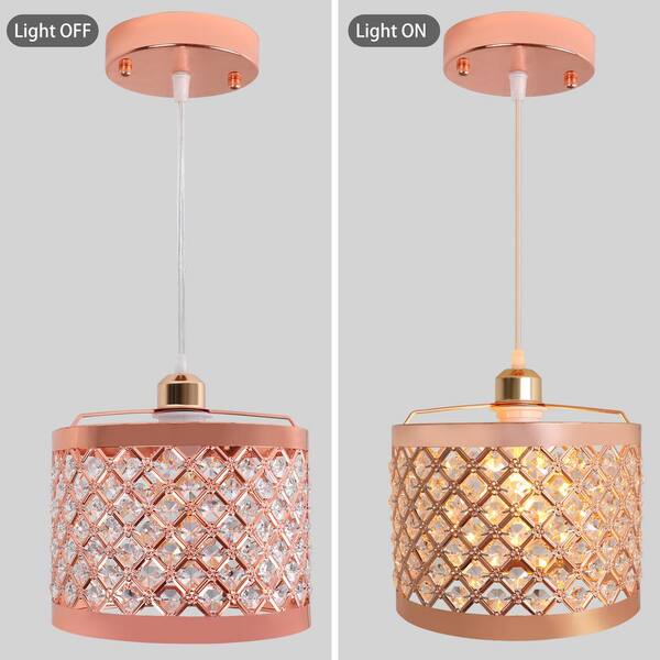 rose gold ceiling light bedroom