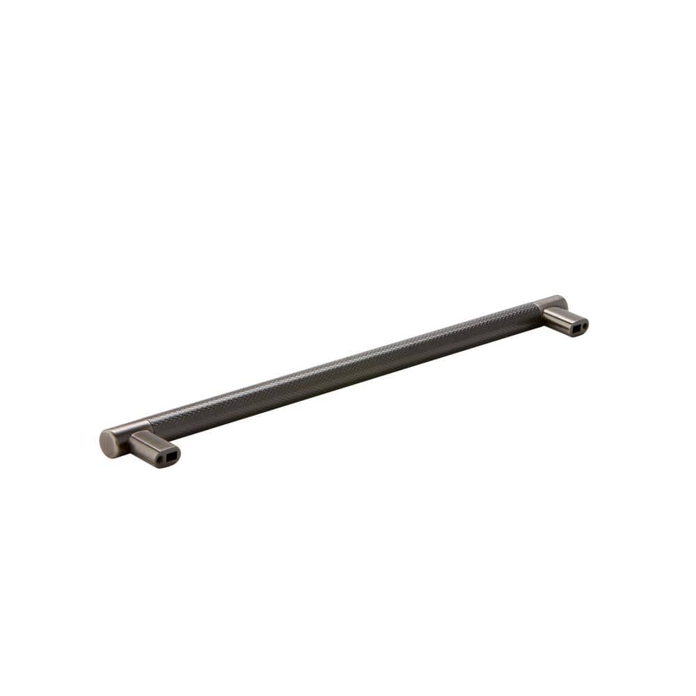 Gunmetal 12-5/8 Inch Modern Industrial Bar Cabinet Pull