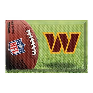 NFL - Washington Commanders 19 in. x 30 in. Indoor/Outdoor Scraper Mat Door Mat