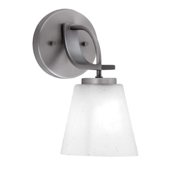 Unbranded Olympia 1-Light Graphite Wall Sconce