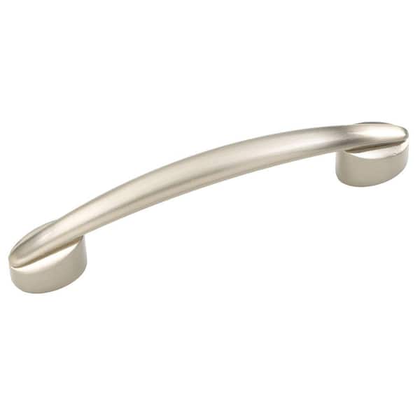 HICKORY HARDWARE Luna 3 in. and 96 mm Center-to-Center Satin-Nickel Pull
