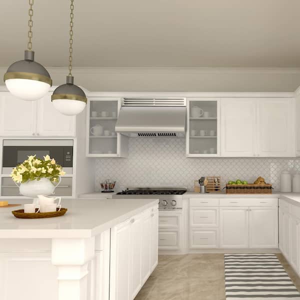 48 in. 600 CFM Convertible Under Cabinet Range Hood in Stainless Steel