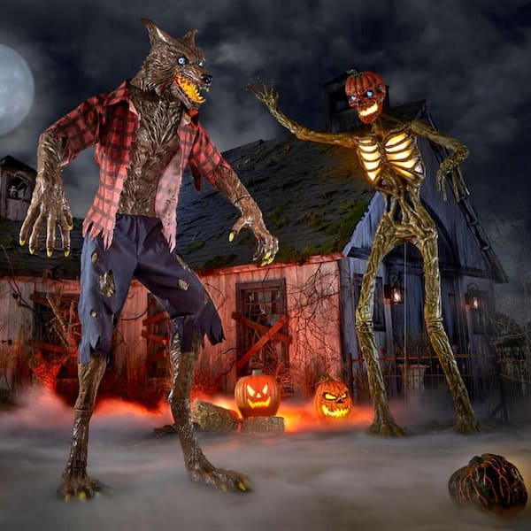 Home Accents Holiday Ft Animated Immortal Werewolf Halloween ...