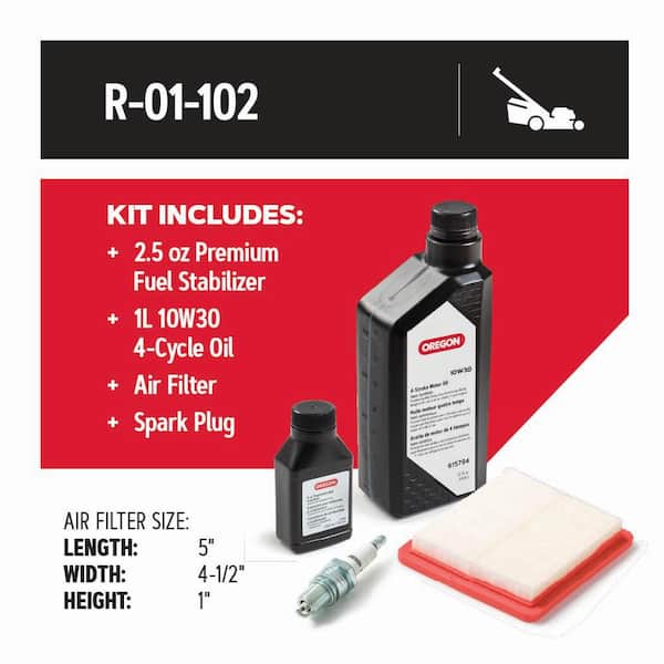 Tune-up Kit for Walk-behind Mowers, Fits Honda: HRX Series, HRR Series (R-01-102)