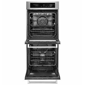 24 in. Double Electric Wall Oven Self-Cleaning with Convection in Stainless Steel