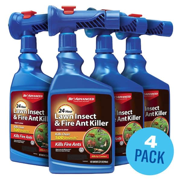 32oz 24-Hour Lawn Insect Killer and Fire Ant Killer Ready to Spray (4-Pack)