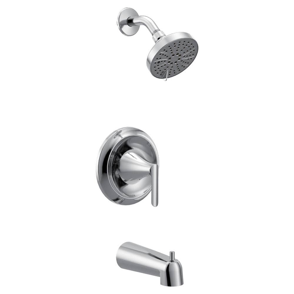 Findlay Single Handle 6-Spray Tub and Shower Faucet 1.75 GPM in Chrome (Valve Included) -  MOEN, 82518