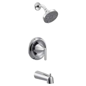 Findlay Single Handle 6-Spray Tub and Shower Faucet 1.75 GPM in Chrome (Valve Included)