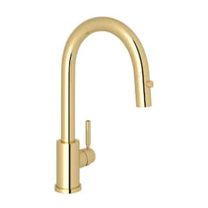Holborn Single Handle Bar Faucet in Unlacquered Brass