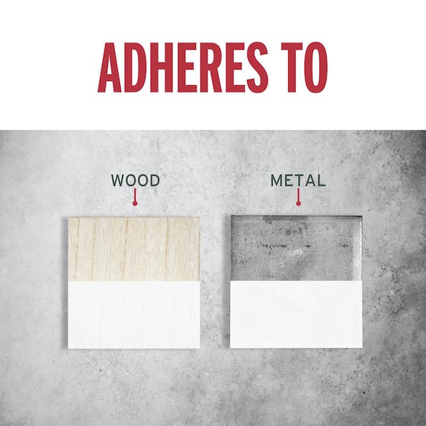 1 gal. High Performance Protective Enamel Flat White Oil-Based Interior/Exterior Paint (2-Pack)