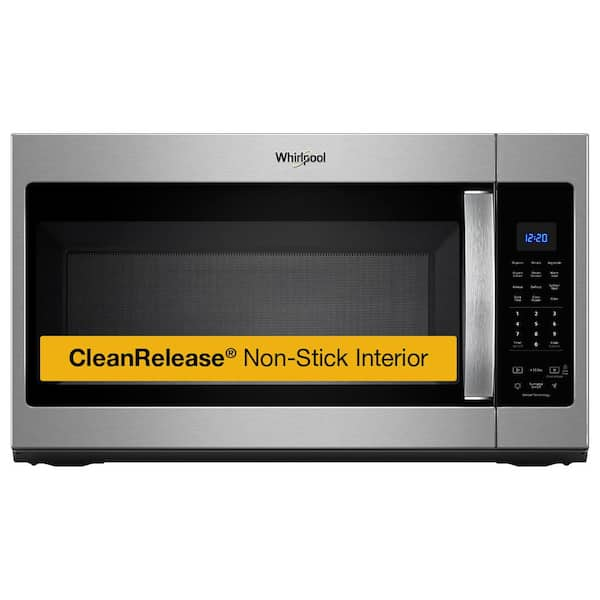 Whirlpool 1.9 cu. ft. Over the Range Microwave in Fingerprint Resistant Stainless Steel with Sensor Cooking