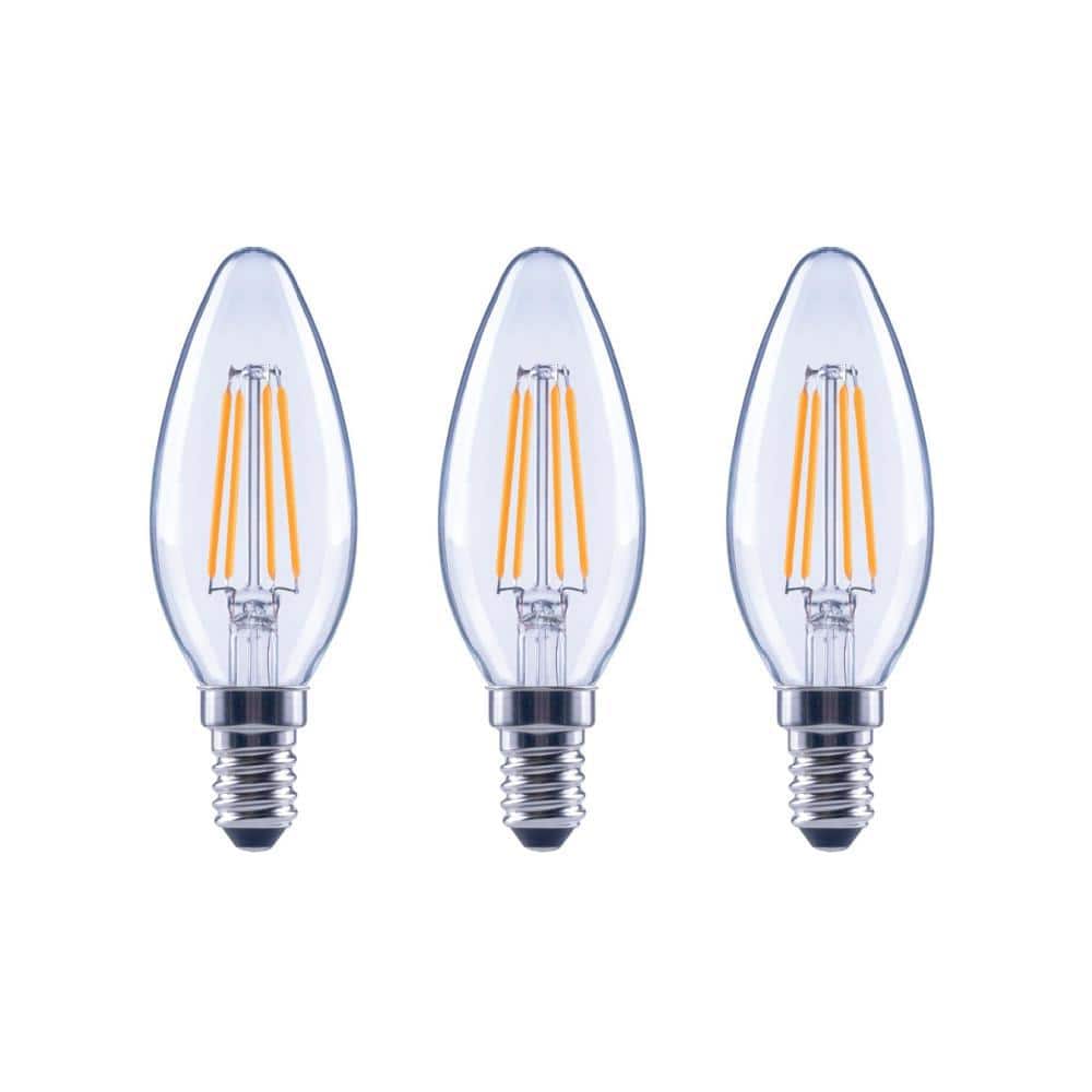 4.5w 6 Bulbs Ecosmart 40W 2 Packs Equivalent Soft White Candelabra Dimmable 