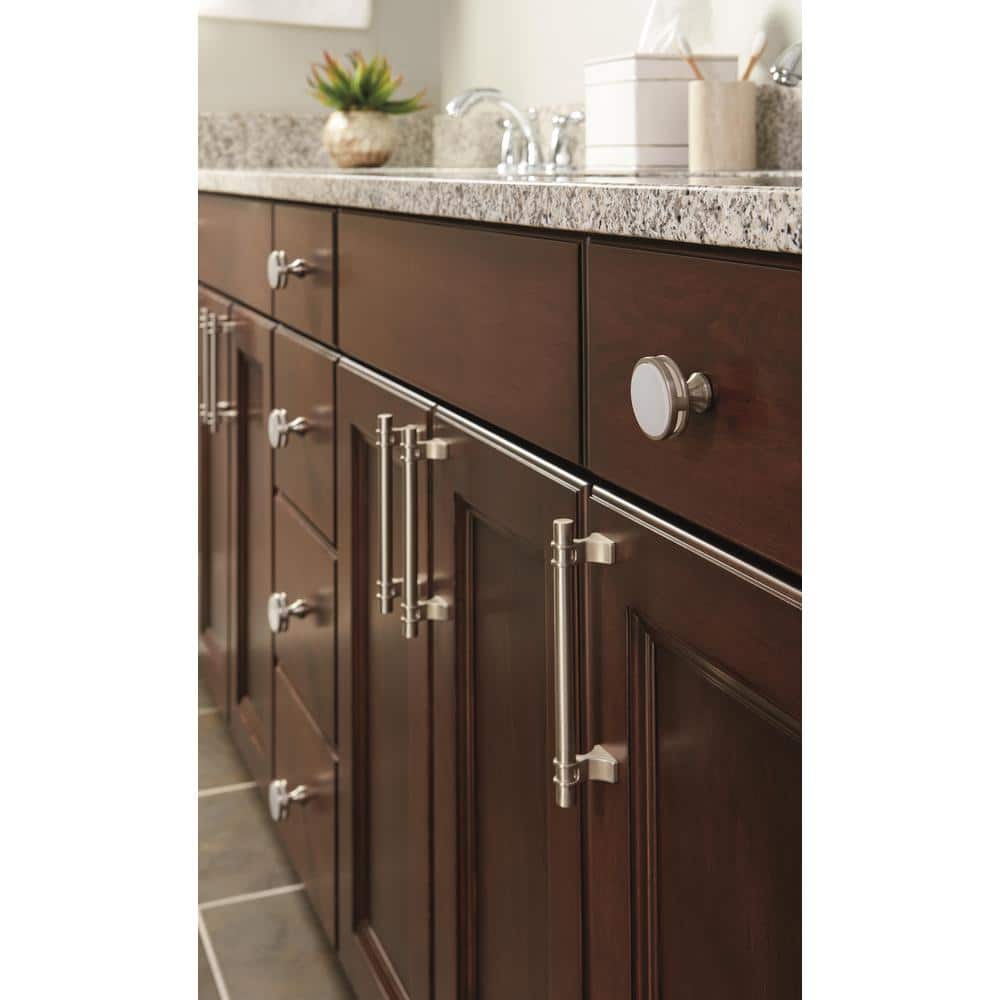Satin Nickel Brushed Modern Industrial Cabinet Bar Pull