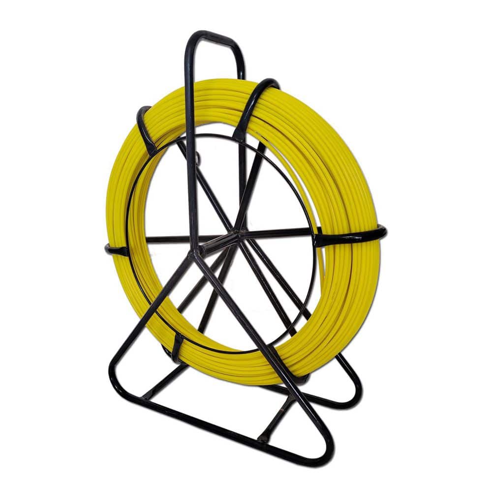 656ft Fiberglass Fish Tape 1/4 in Electrical Cable Puller Wire Running Rod with Steel Reel Stand for Conduit price history on PriceWatchPro
