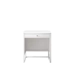 Athens 30.0 in. W x 15.0 in. D x 33.3 in H. Vanity Side Cabinet in Glossy White