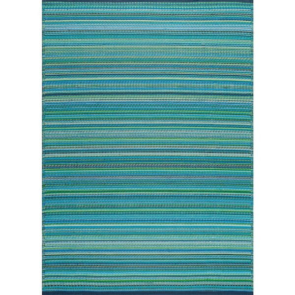 Striped Peaks Outdoor Mat 18'x9