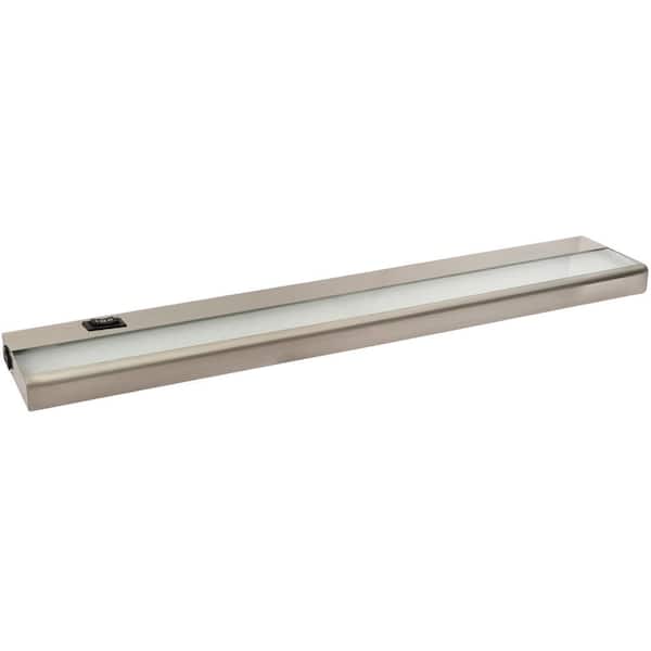 AMAX LIGHTING 24 in. Nickel LED Under Cabinet Lighting Fixture
