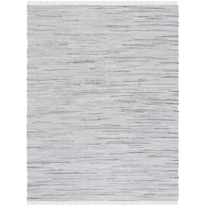 Rag Gray 10 ft. x 14 ft. Gradient Striped Area Rug