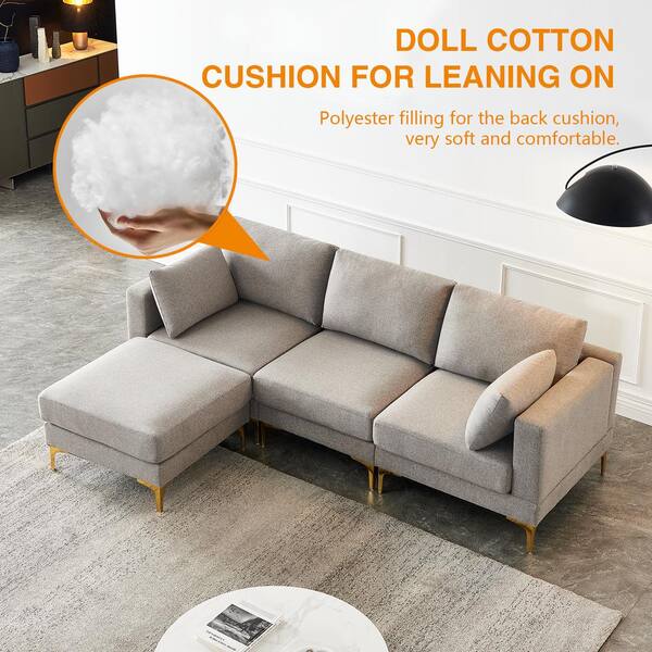High Spring Back Cotton Couch Cushion Filling Throw Pillows for PP Doll  Making Materials Stuffed Animal