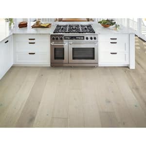 Richmond Journal White Oak 9/16 In. T X 7.5 in. W  Wire Brushed Engineered Hardwood Flooring (31.09 sq.ft./case)