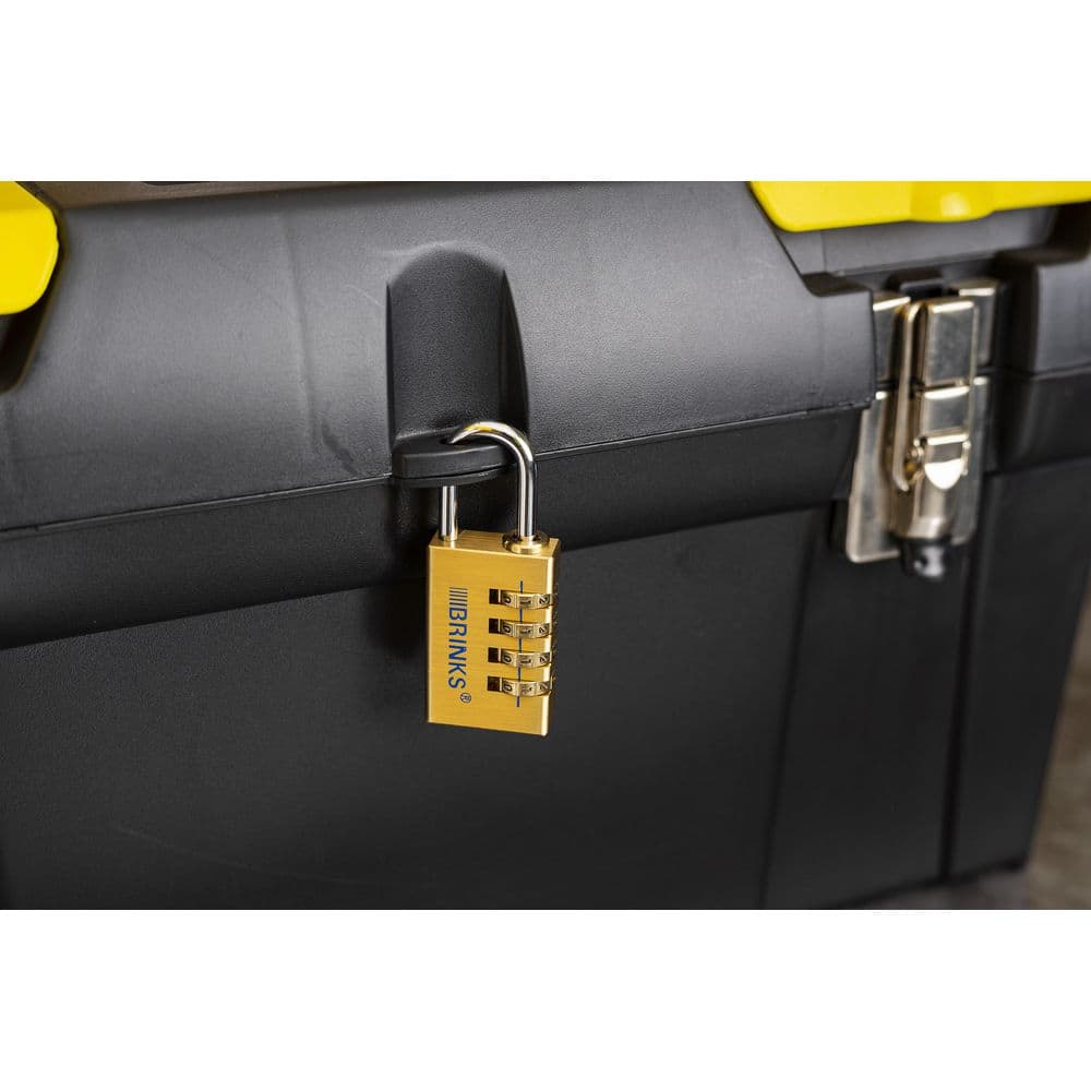 Solid Brass 30mm Resettable Combination Padlock with Chrome Shackle