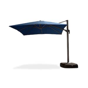Portofino Comfort 10 ft. Resort Cantilever Patio Umbrella in Laguna Blue