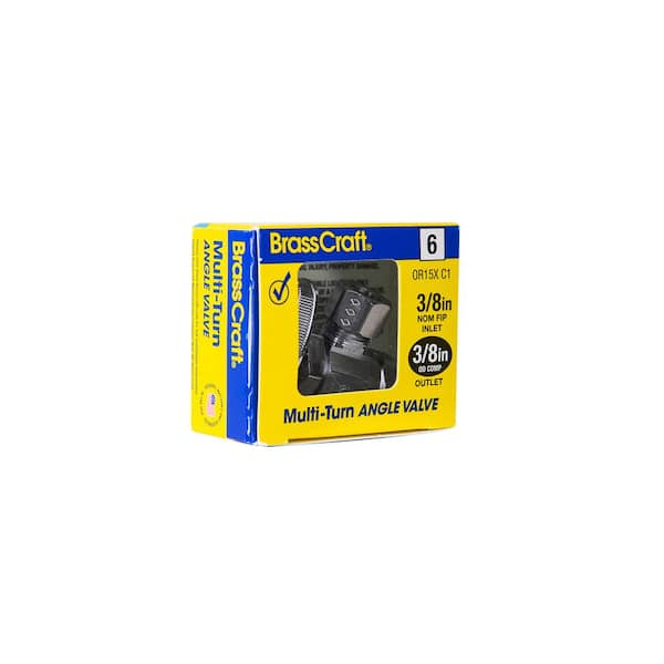 3/8 in. FIP Inlet x 3/8 in. Compression Outlet Multi-Turn Angle Valve