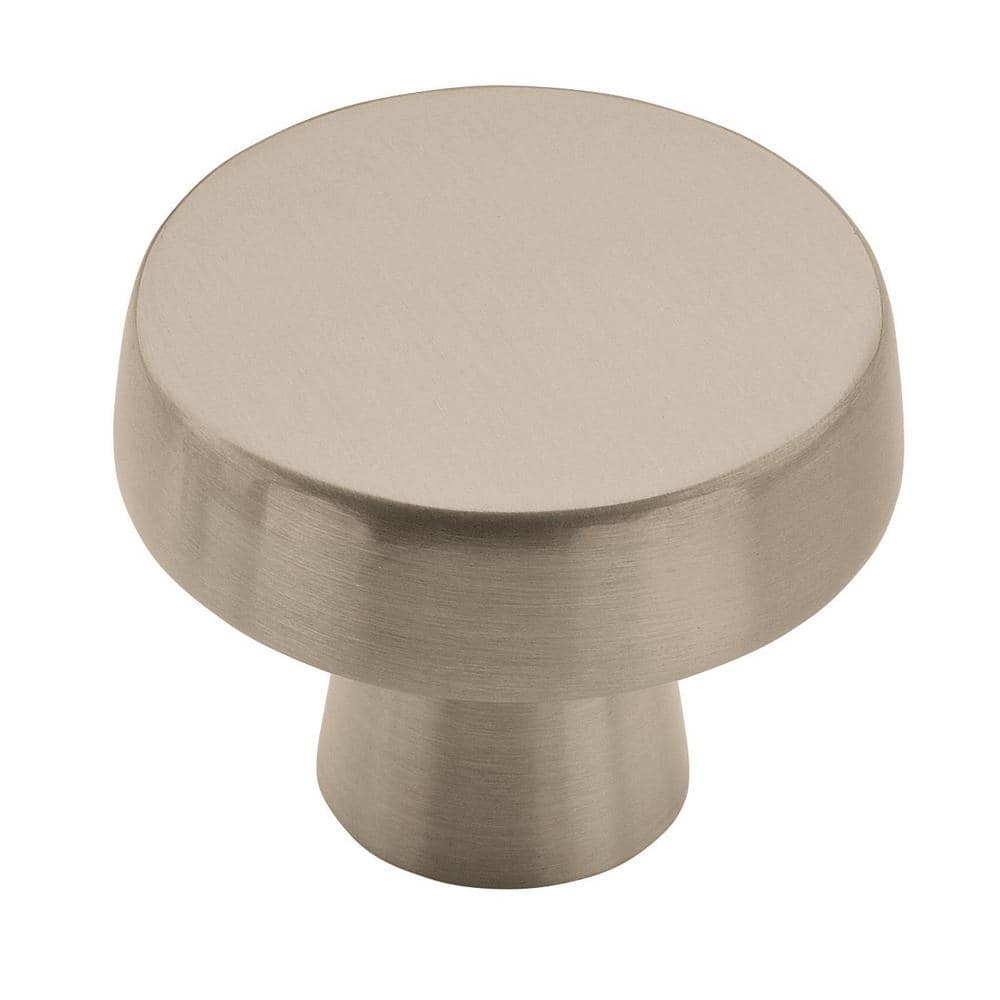 Blackrock 1-5/8 in. (41mm) Modern Satin Nickel Round Cabinet Knob