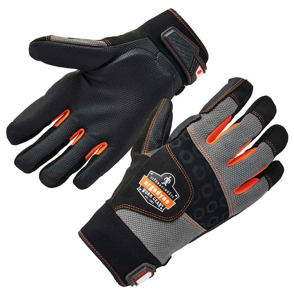 Ergodyne ProFlex 9002 Large Certified Full-Finger Anti-Vibration Work Gloves
