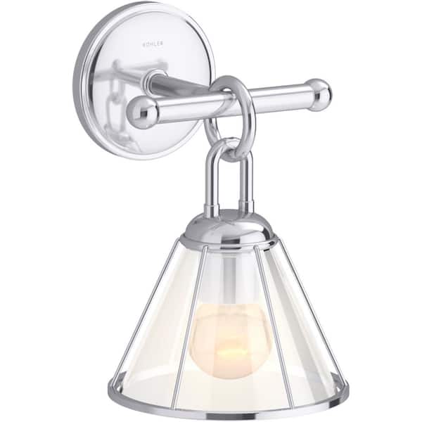 KOHLER Terret 1-Light Polished Chrome Wall Sconce