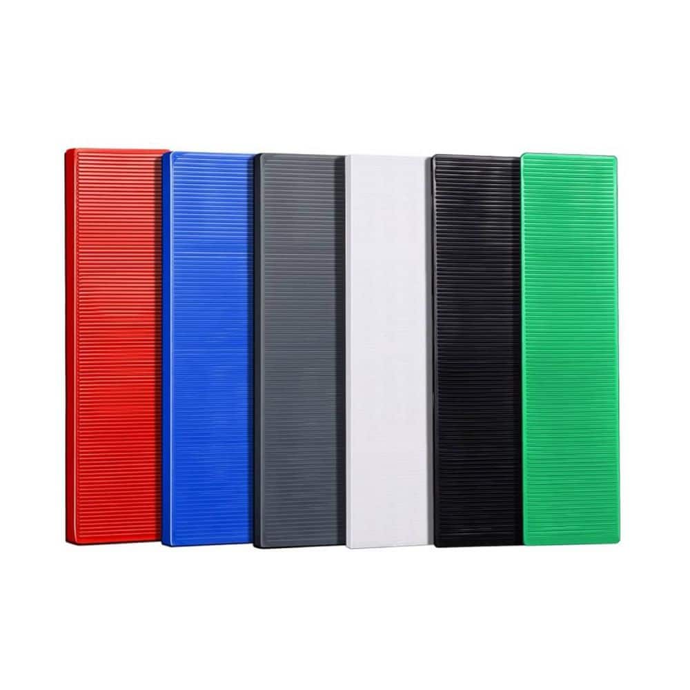 Afoxsos 600 Pieces Plastic Flat Shims Structural Tile for