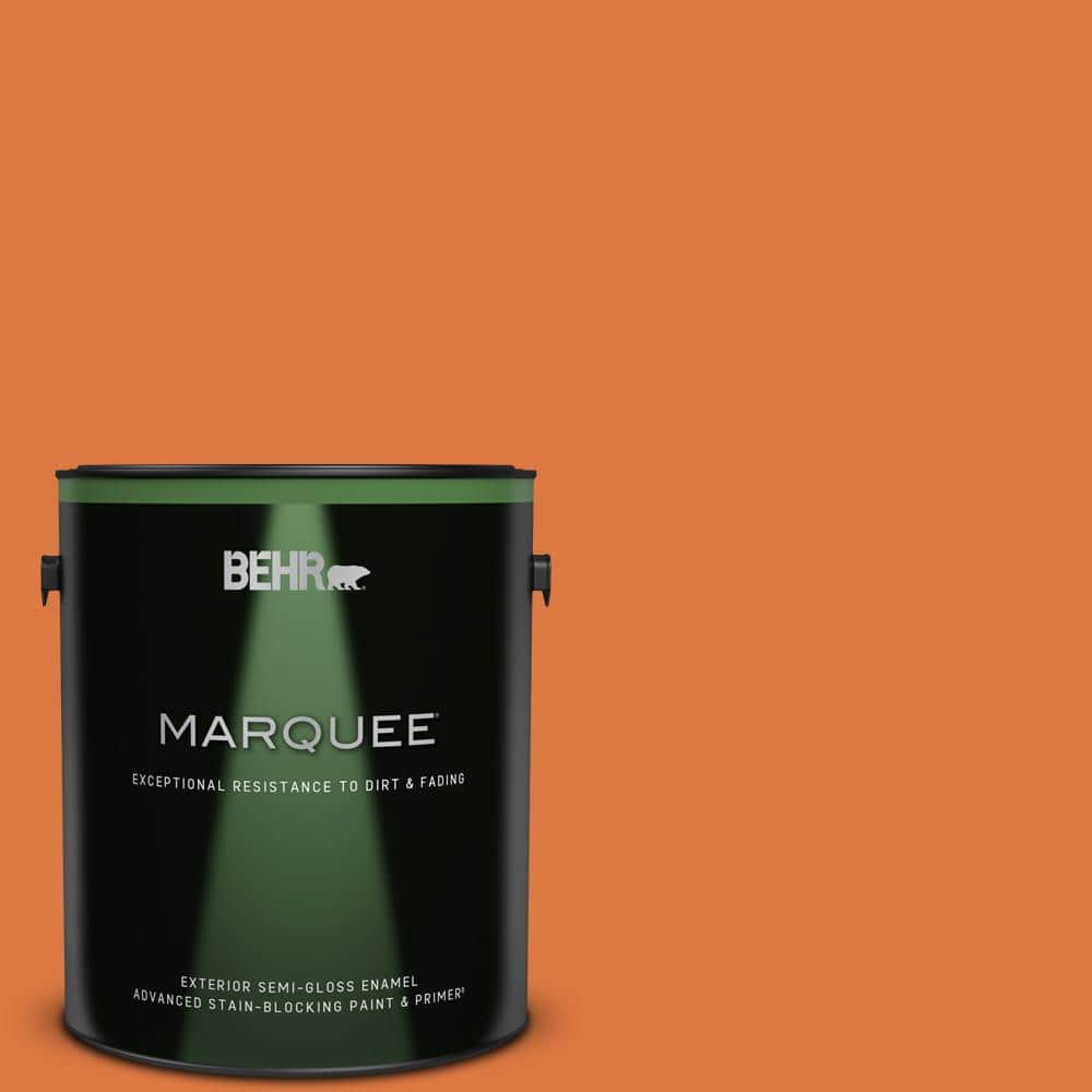 BEHR MARQUEE 1 gal. #P210-7 Japanese Koi Semi-Gloss Enamel Exterior Paint & Primer