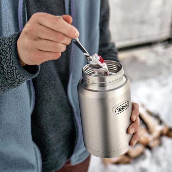 Thermos 24 oz. Sandstone TanStainless Steel Food Jar w/Spoon