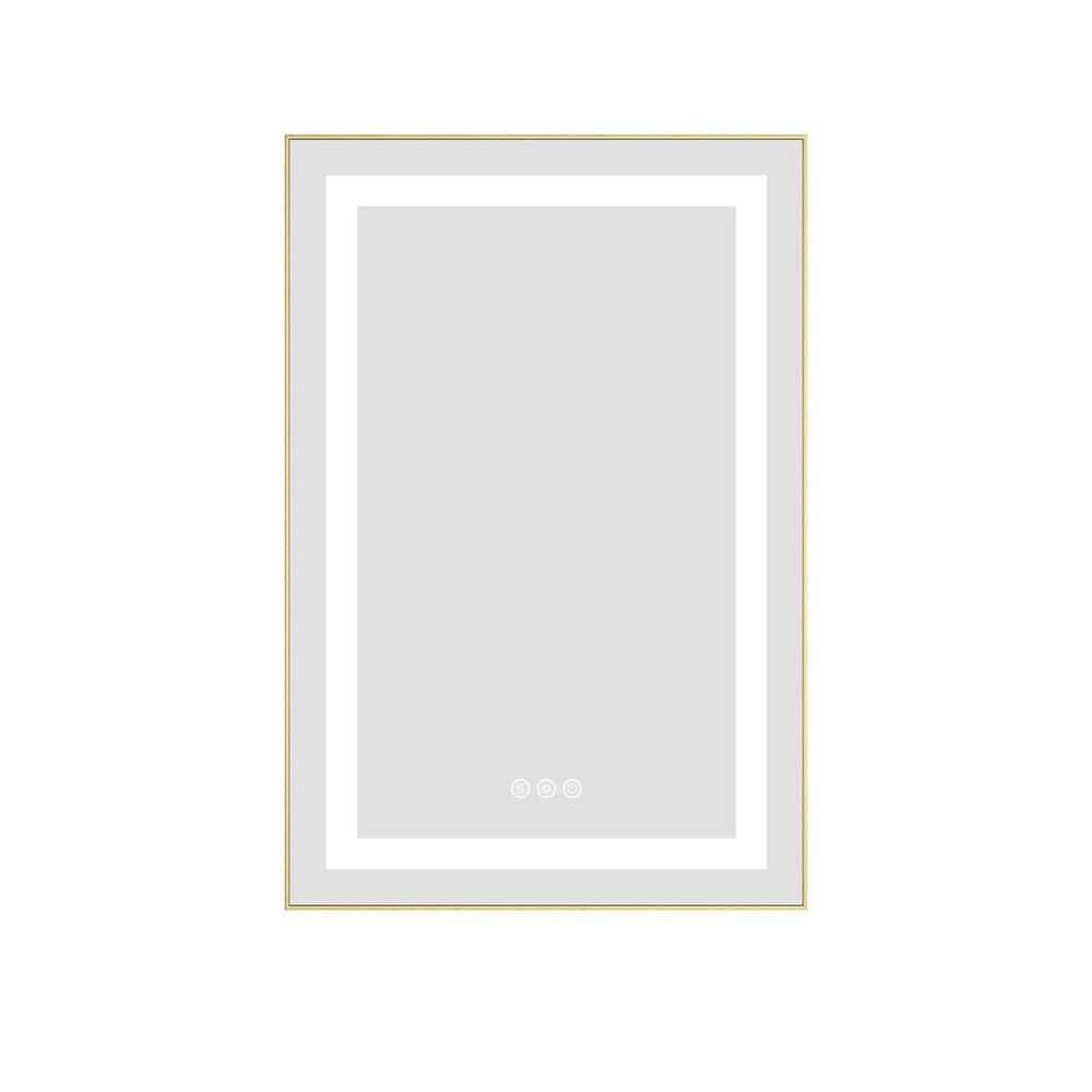 32 in. W x 20 in. H Rectangular Aluminum Frameless LED Anti-Fog Dimmable Wall Mount Bathroom Vanity Mirror price history on PriceWatchPro