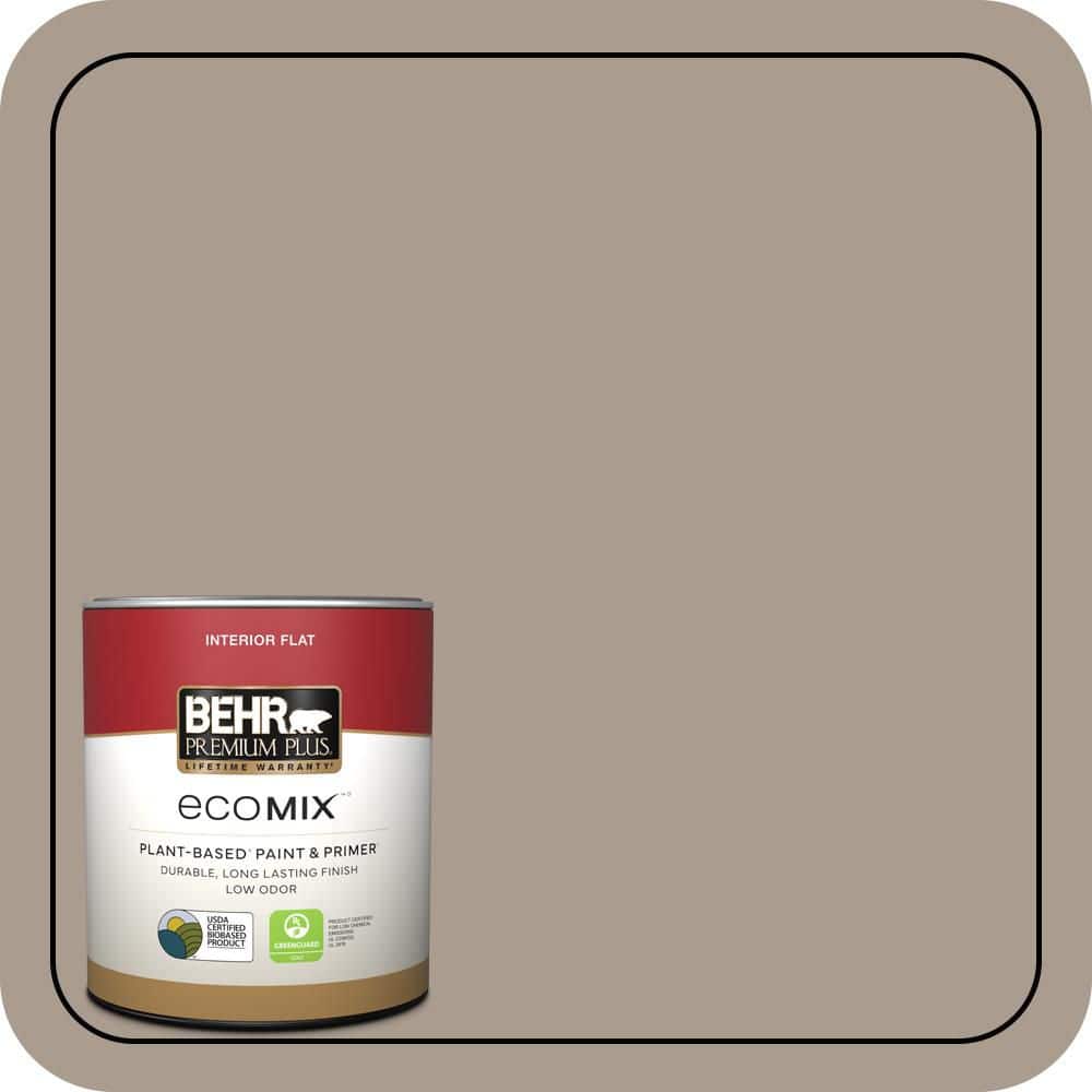 1 qt. #N210-4 Espresso Martini Flat EcoMix Plant-Based Interior Paint & Primer price history on PriceWatchPro