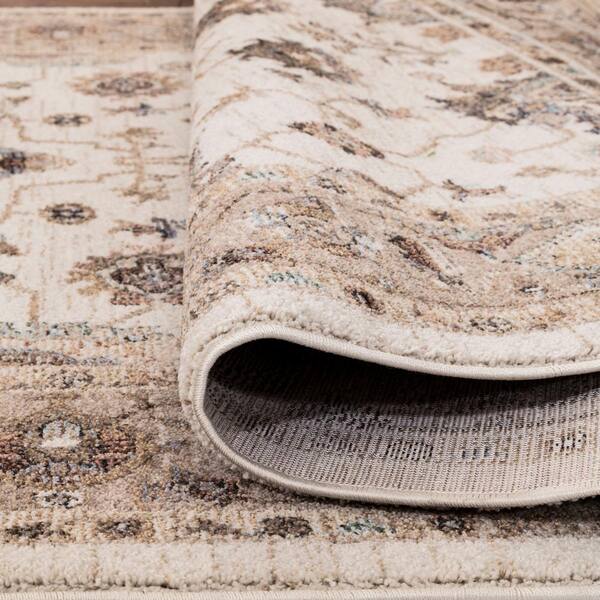 Concord Global Trading Cashmere Ivory 2 ft.x 7 ft. Traditional