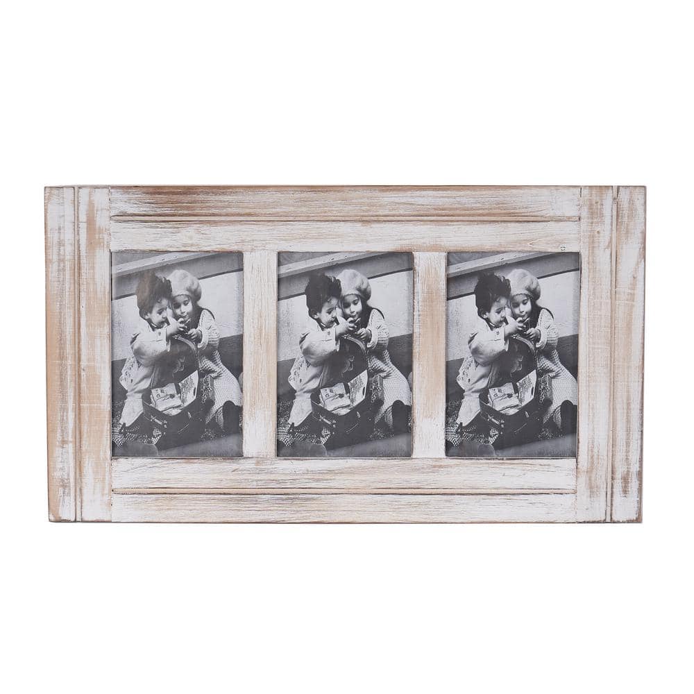 HAWOO 16 In X 9 In White Rustic Picture Frame U200027   White Picture Frames U200027 64 1000 