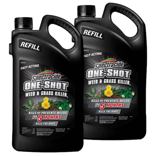 1 gal. One Shot Weed and Grass Killer Ready-To-Use AccuShot Sprayer Refill (2-Pack)