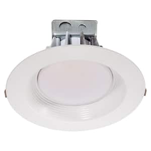 200-Watt Equivalent 30-Watt 8 in. Dimmable White Integrated LED Recessed Canless Retrofit Trim 120-277V Cool White 99620