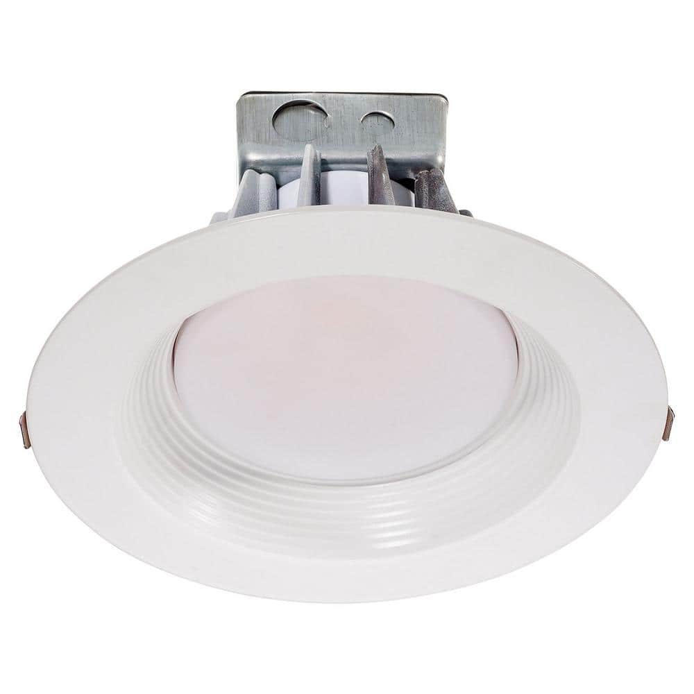 HALCO LIGHTING TECHNOLOGIES 200-Watt Equivalent 30-Watt 8 in. Dimmable White Integrated LED Recessed Canless Retrofit Trim 120-277V Daylight 99621