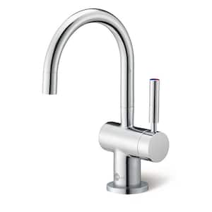 Indulge Modern Series 1-Handle 9.25 in. Faucet for Instant Hot and Cold Water Dispenser in Chrome